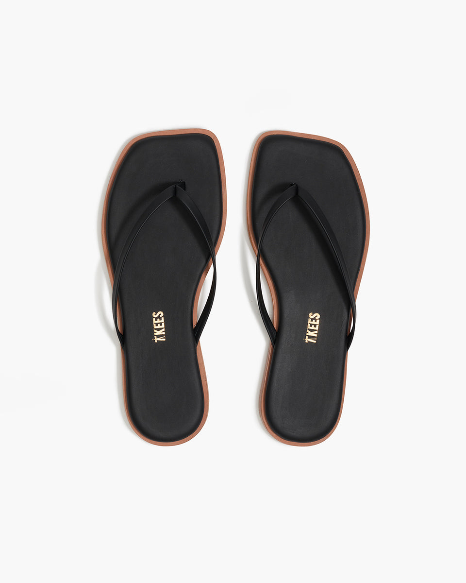ティキーズTKEES スクエアトゥ Dylan サンダル 7 38 Square Toe Dylan in Sable | Women's Flip-Flops | TKEES – TKEES