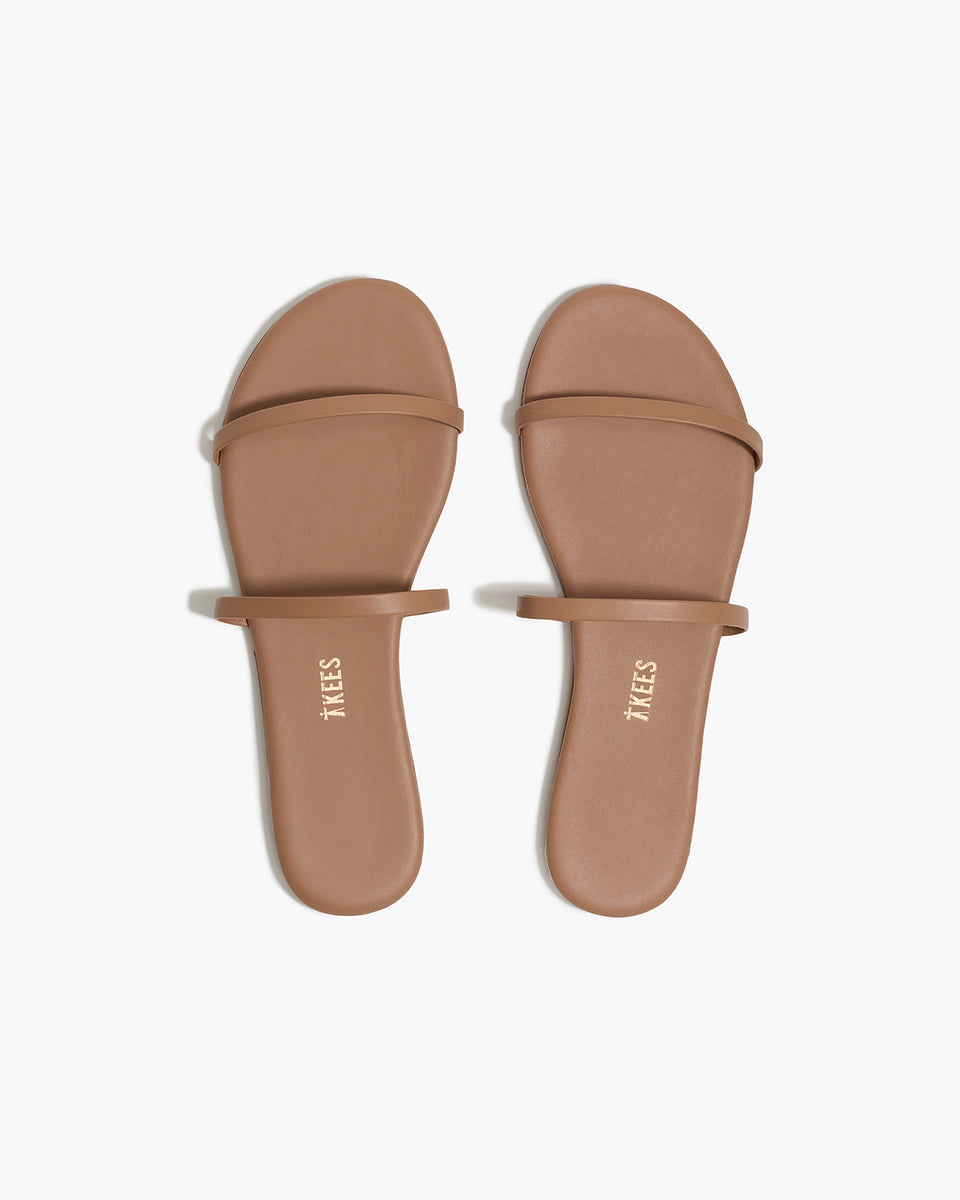 Tkees ジェマ サンダル GEMMA ブラウン US6 TKEES Gemma Leather Sandals in Beach Bum