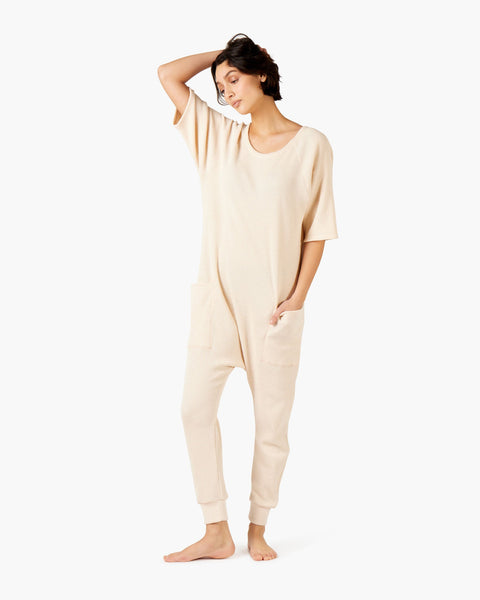 The Waffle Jumpsuit - Petal – TKEES