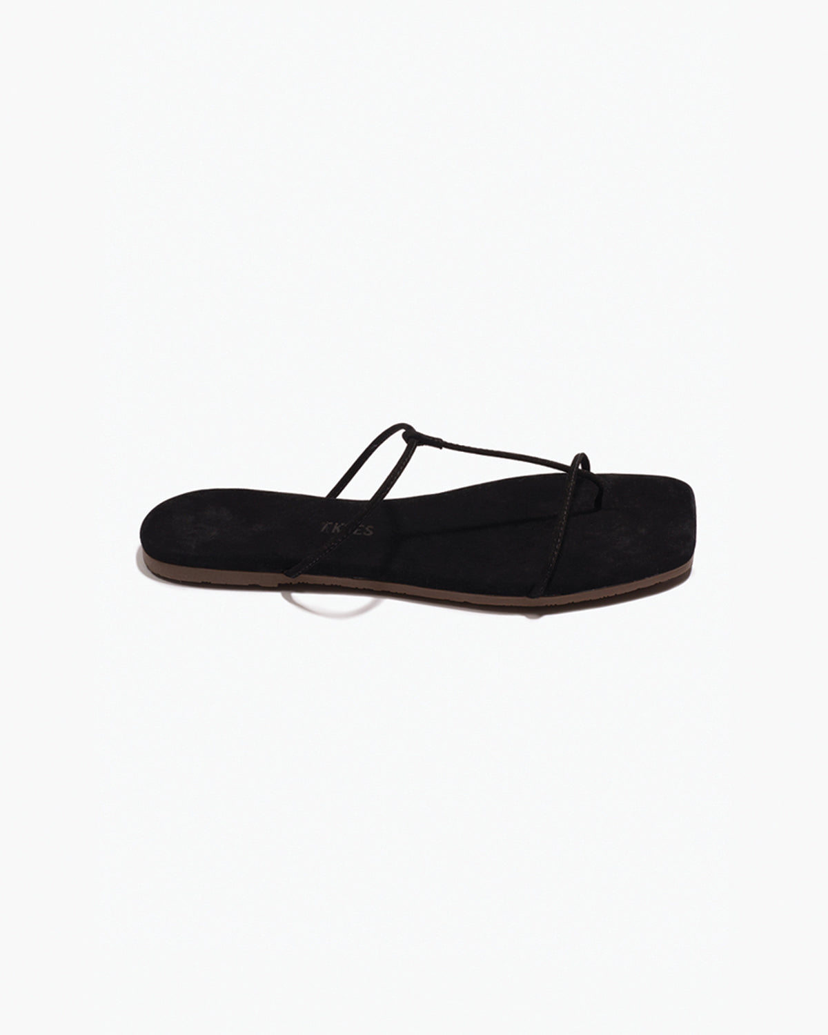 The Chloe – Square Toe Suede Sandal by TKEES – TKEES