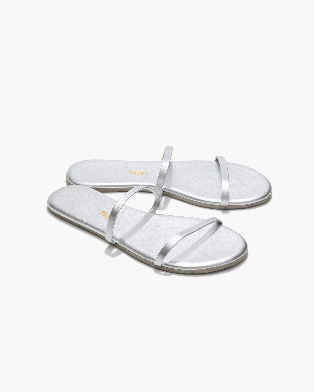 TKEES Gemma Metallics Leather Sandals in Fairylust
