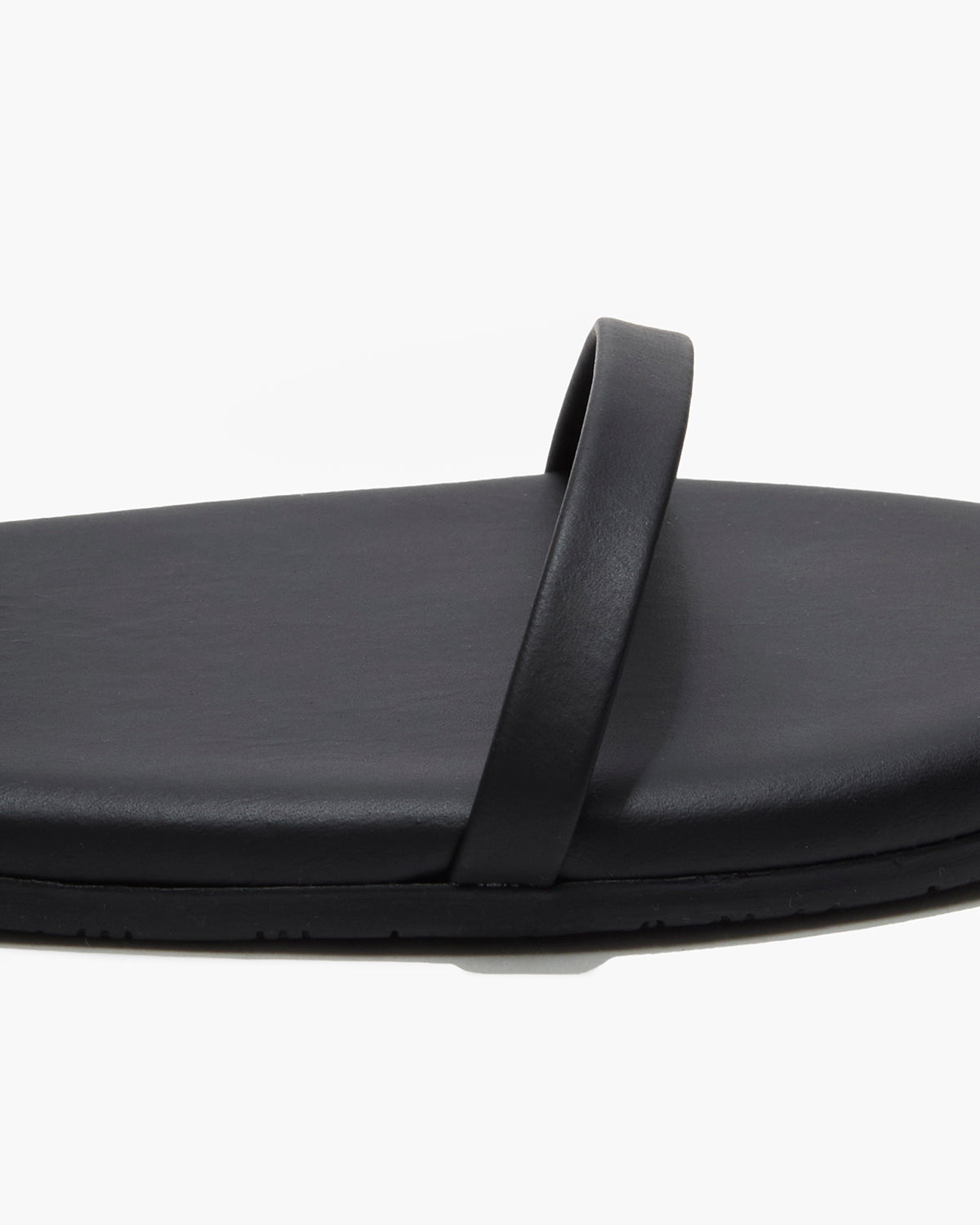 TKEES Gemma Leather Sandals in Sable