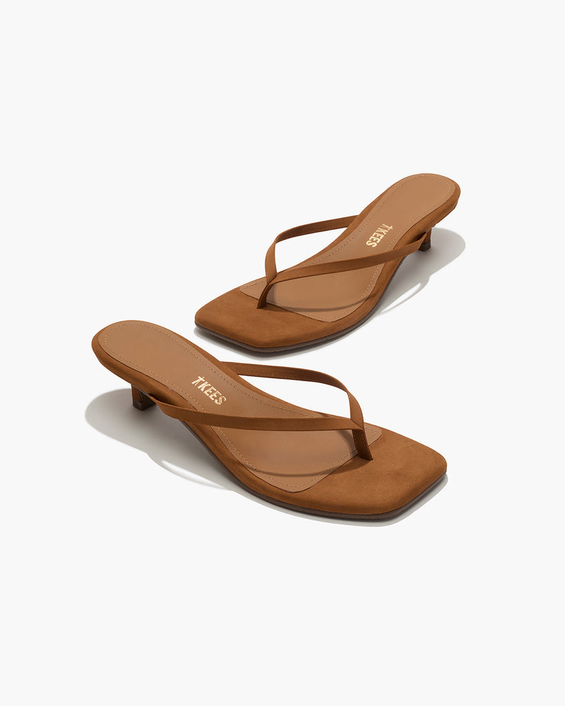 Square Toe Julia Suede - Camel