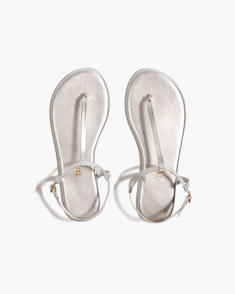 TKEES Mariana Metallics Leather Sandals in Fairylust