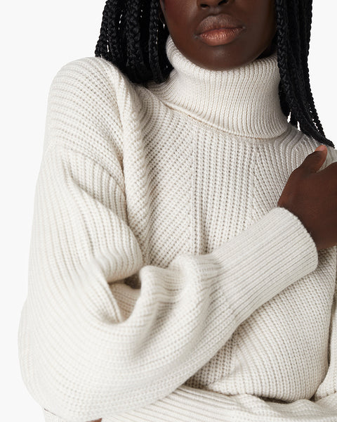 Merino Knit Turtleneck | Women's Clothing | TKEES – TKEES