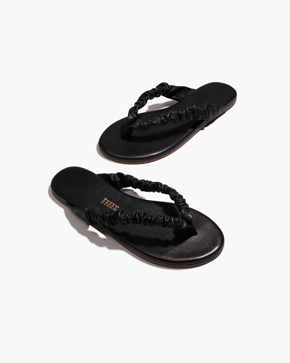 tk5963　黒 TKEES Savannah Sable Flip Flops | Vegetal Leather