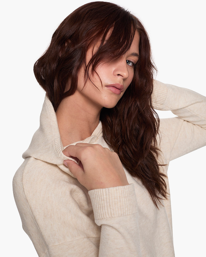 Sunday Sweater Hoodie - Cream