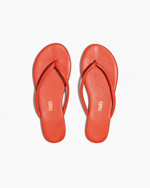 TKEES Tubular Lily Citra Flip Flops | Leather