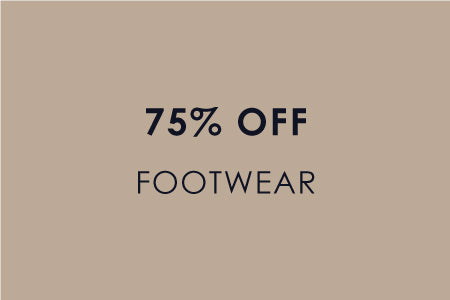 75% Off Footwear