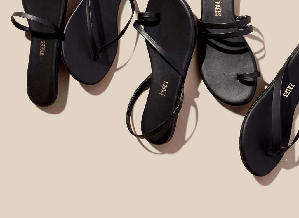The Little Black Sandal | Women's Footwear | TKEES – TKEES