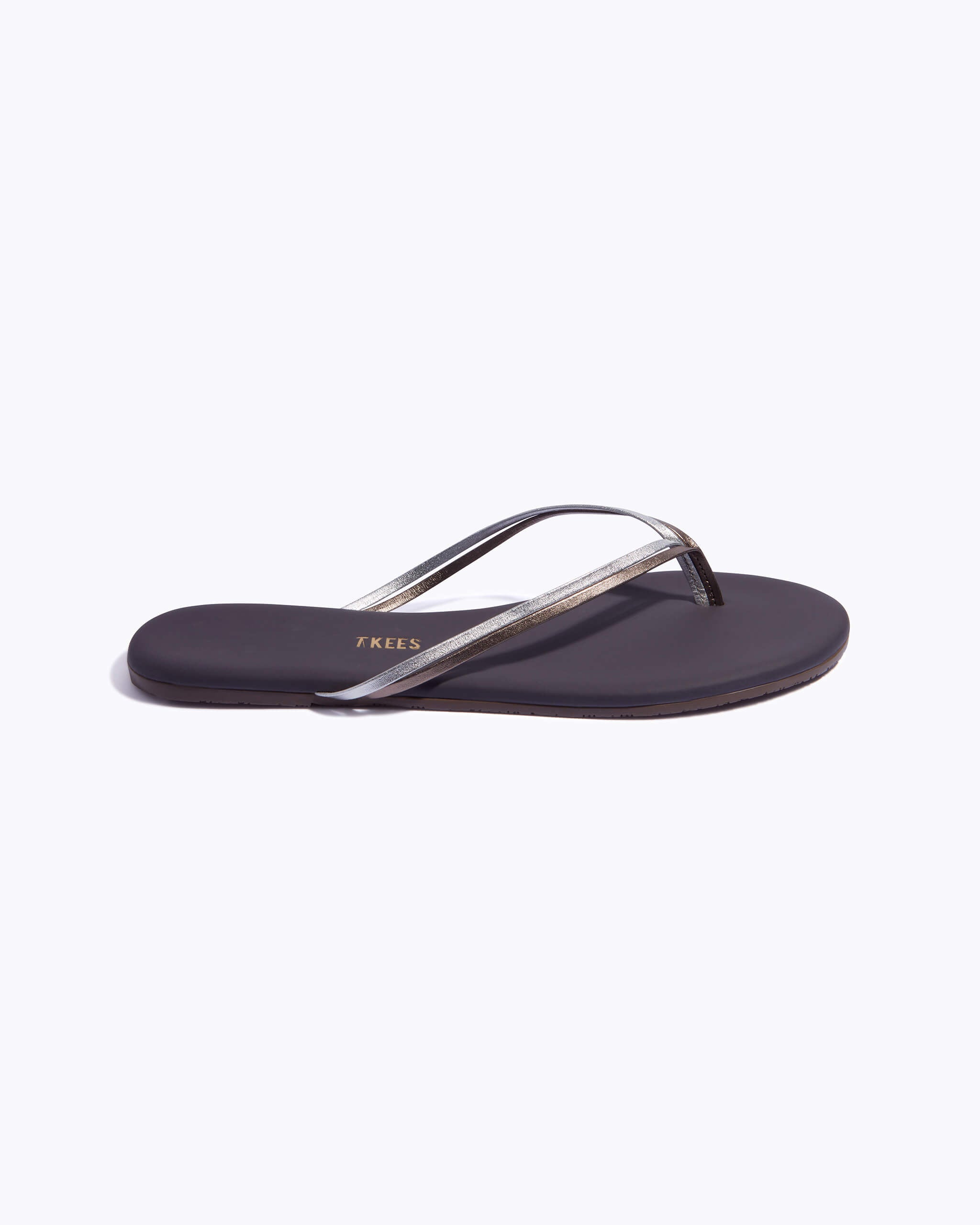 Silver Showers | Leather Flip Flops | TKEES Duos
