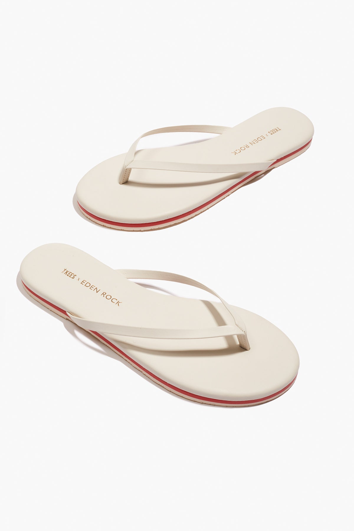TKEES X Eden Rock in Cream | Flip-Flops| Women's Footwear