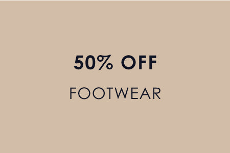 50% off Footwear