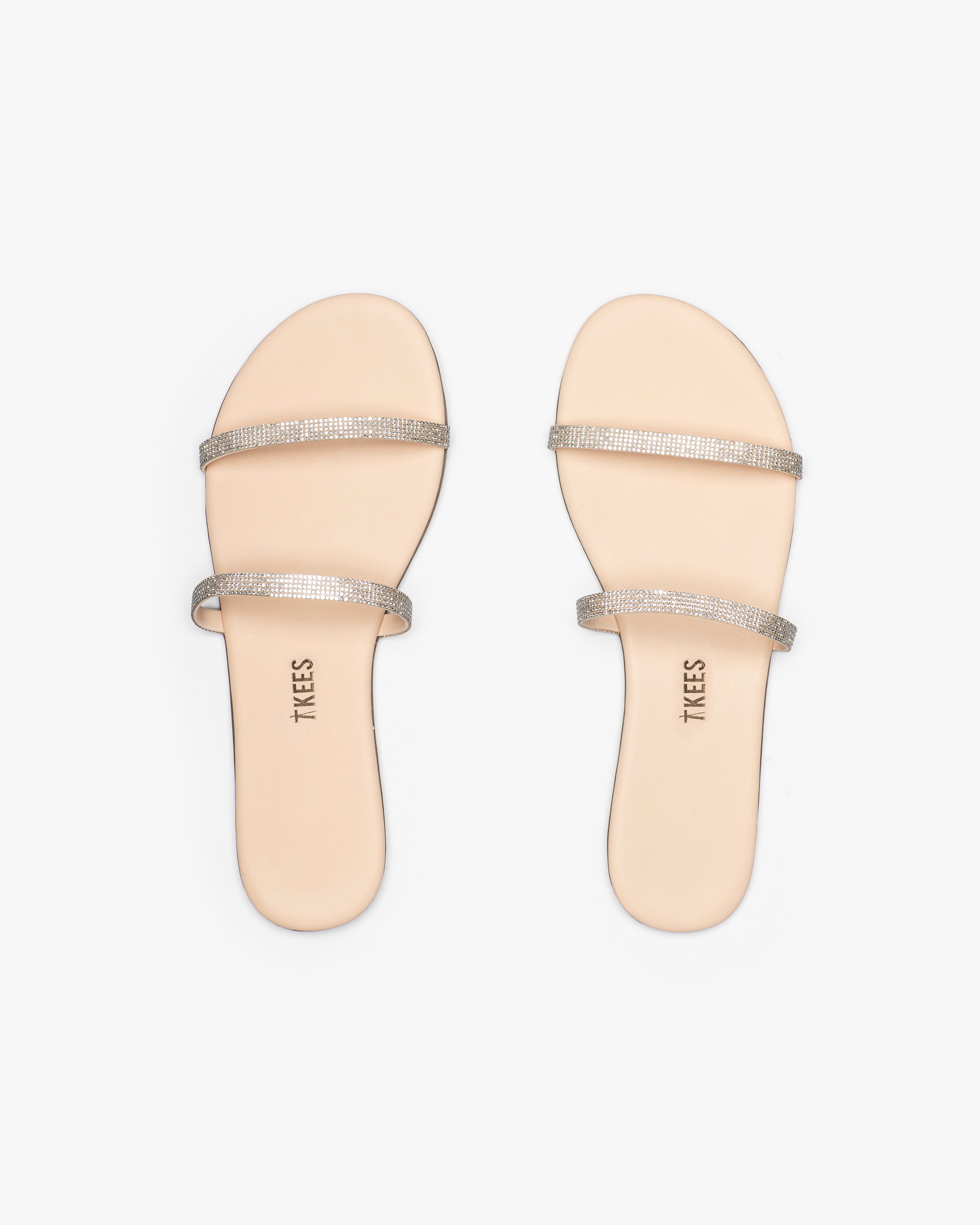 TKEES Infinity Gemma Leather Sandals in Rose