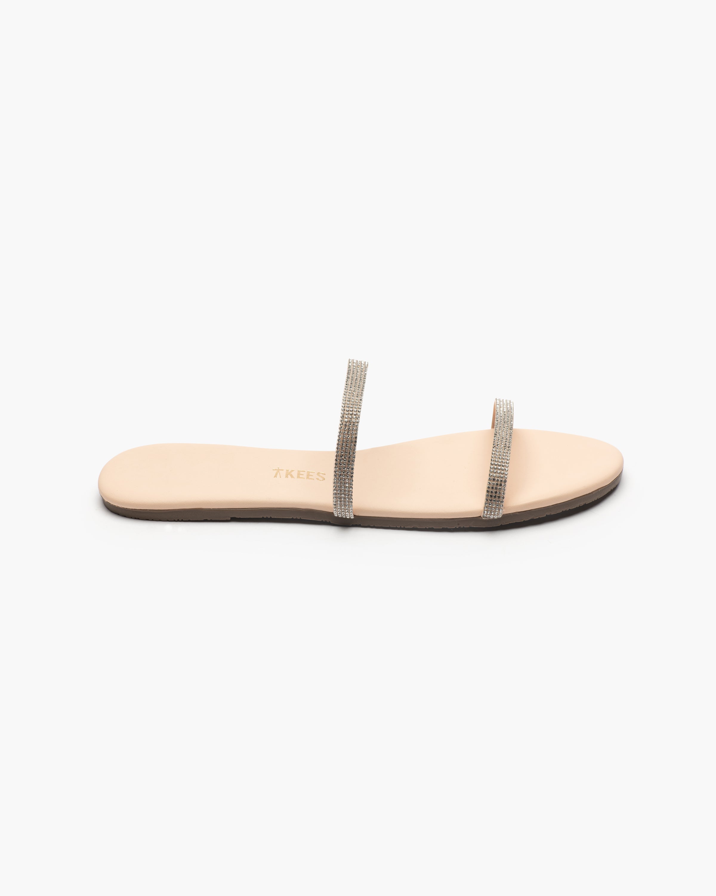 TKEES Infinity Gemma Leather Sandals in Rose
