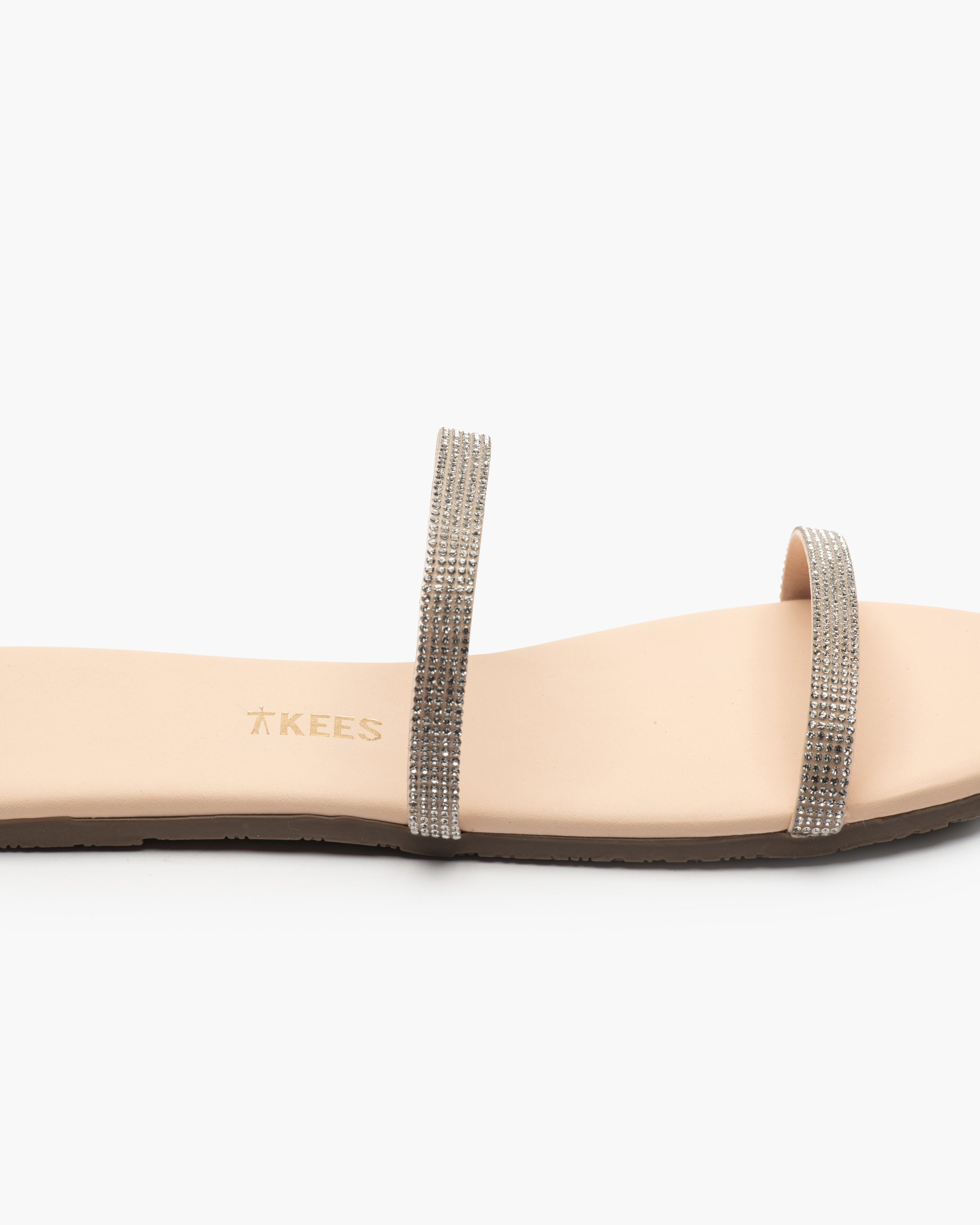 TKEES Infinity Gemma Leather Sandals in Rose