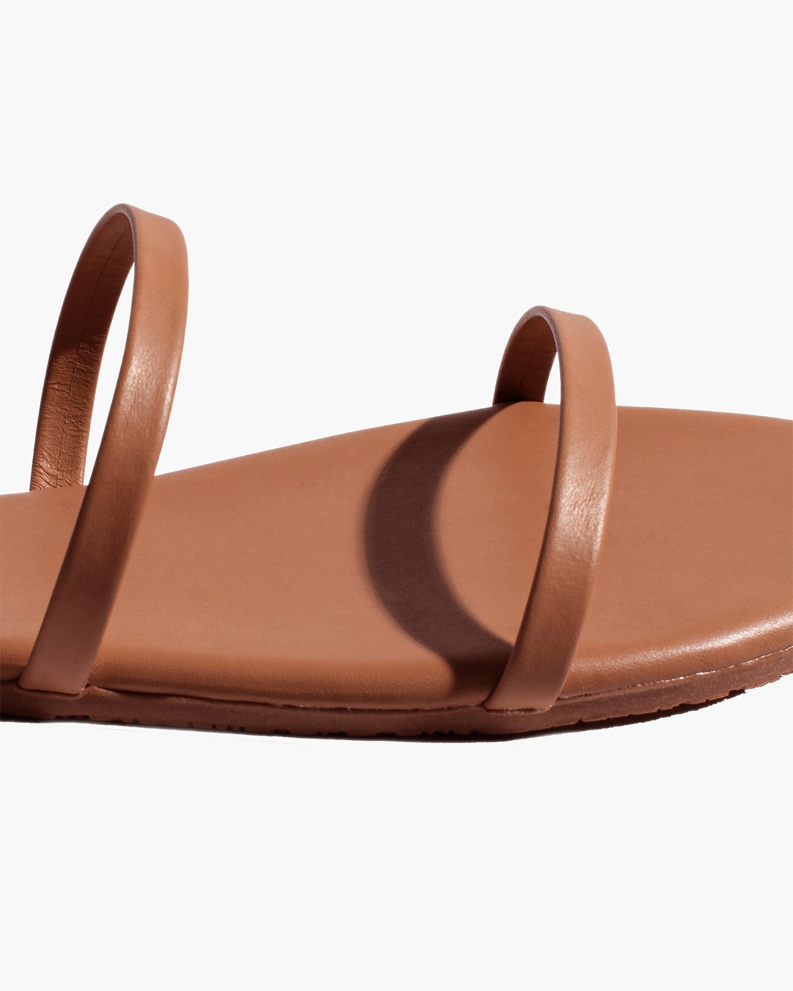 TKEES Gemma Leather Sandals in Au Naturale