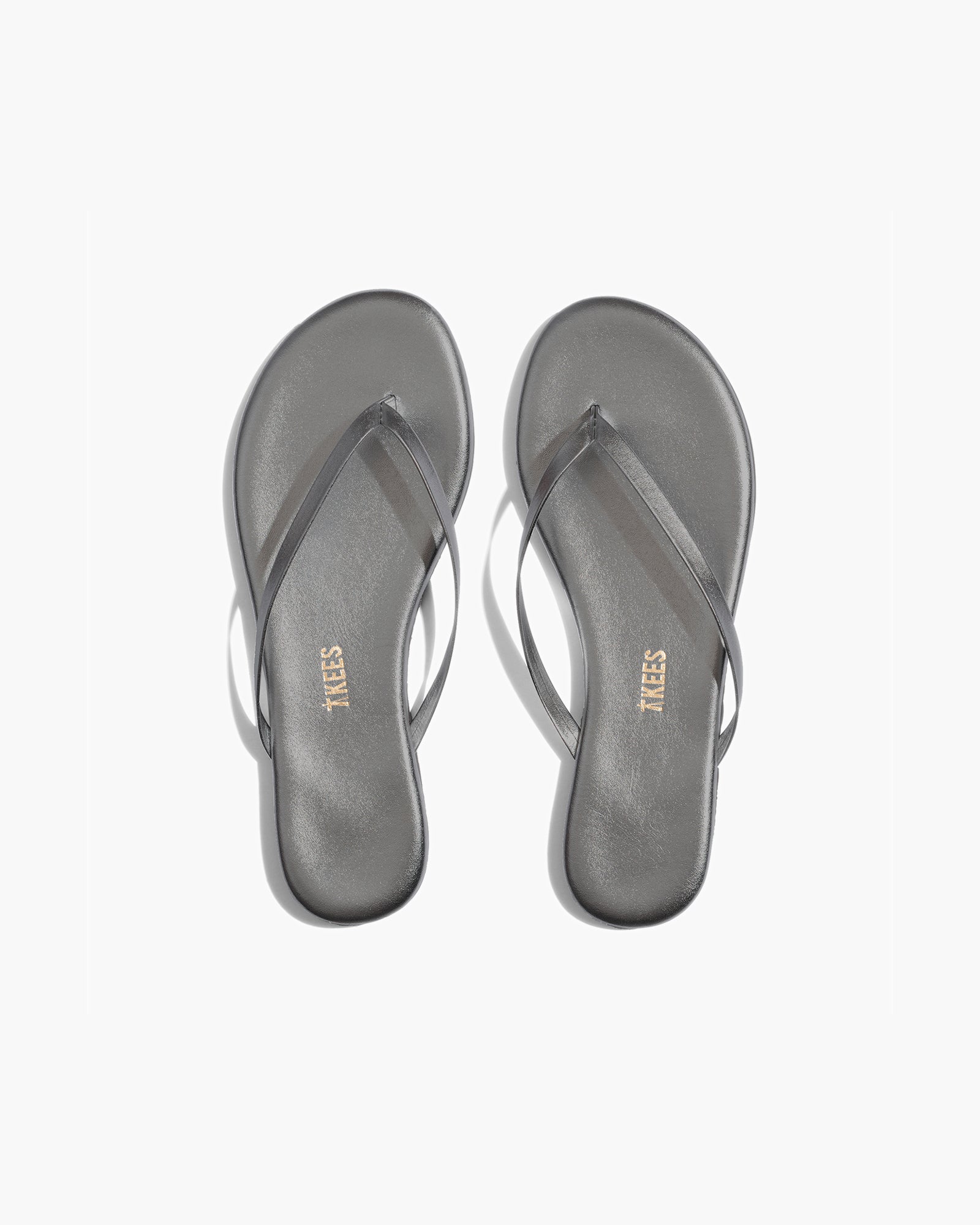 Lily Metallics in Frosty Grey | Flip-Flops | Women's Footwear – TKEES