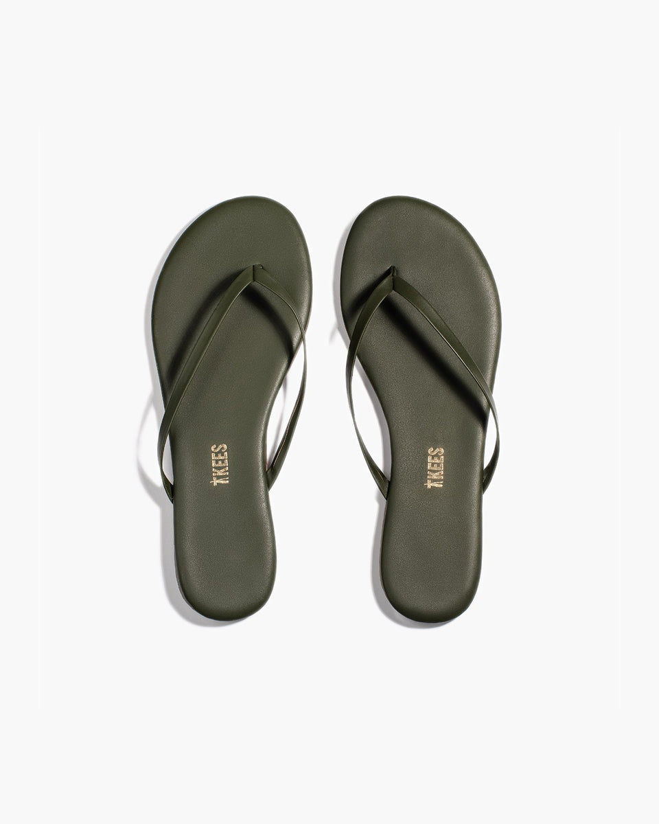 Lily Liners in Forest | Flip-Flops | Women's Footwear – TKEES