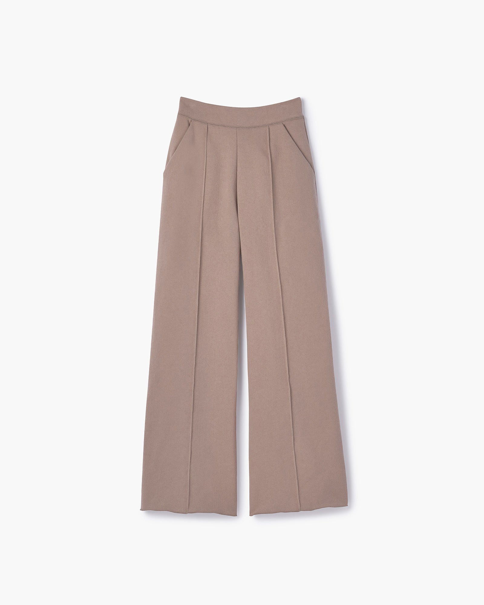 Raw Edge Wide Leg Pant Earthen