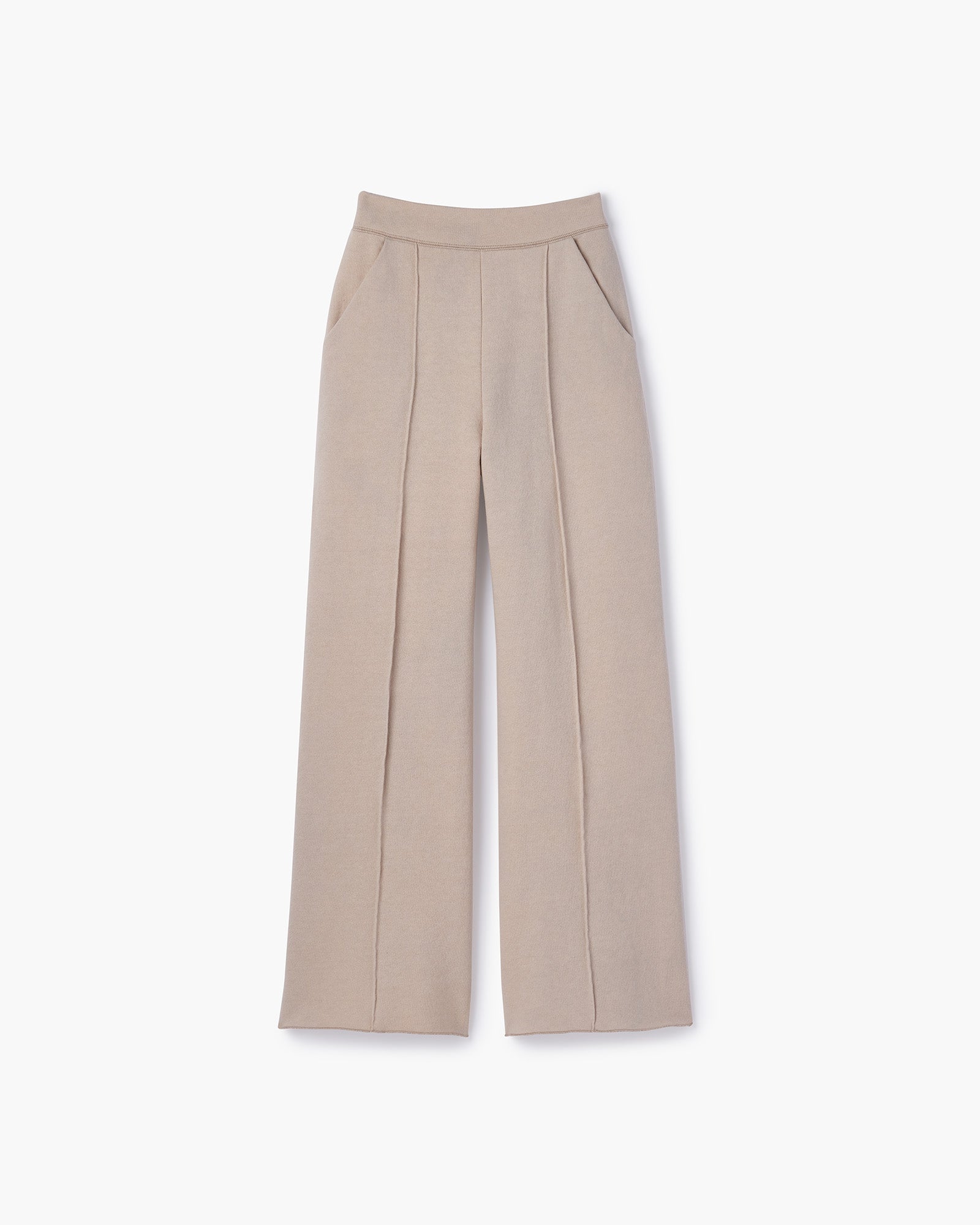 Raw Edge Wide Leg Pant