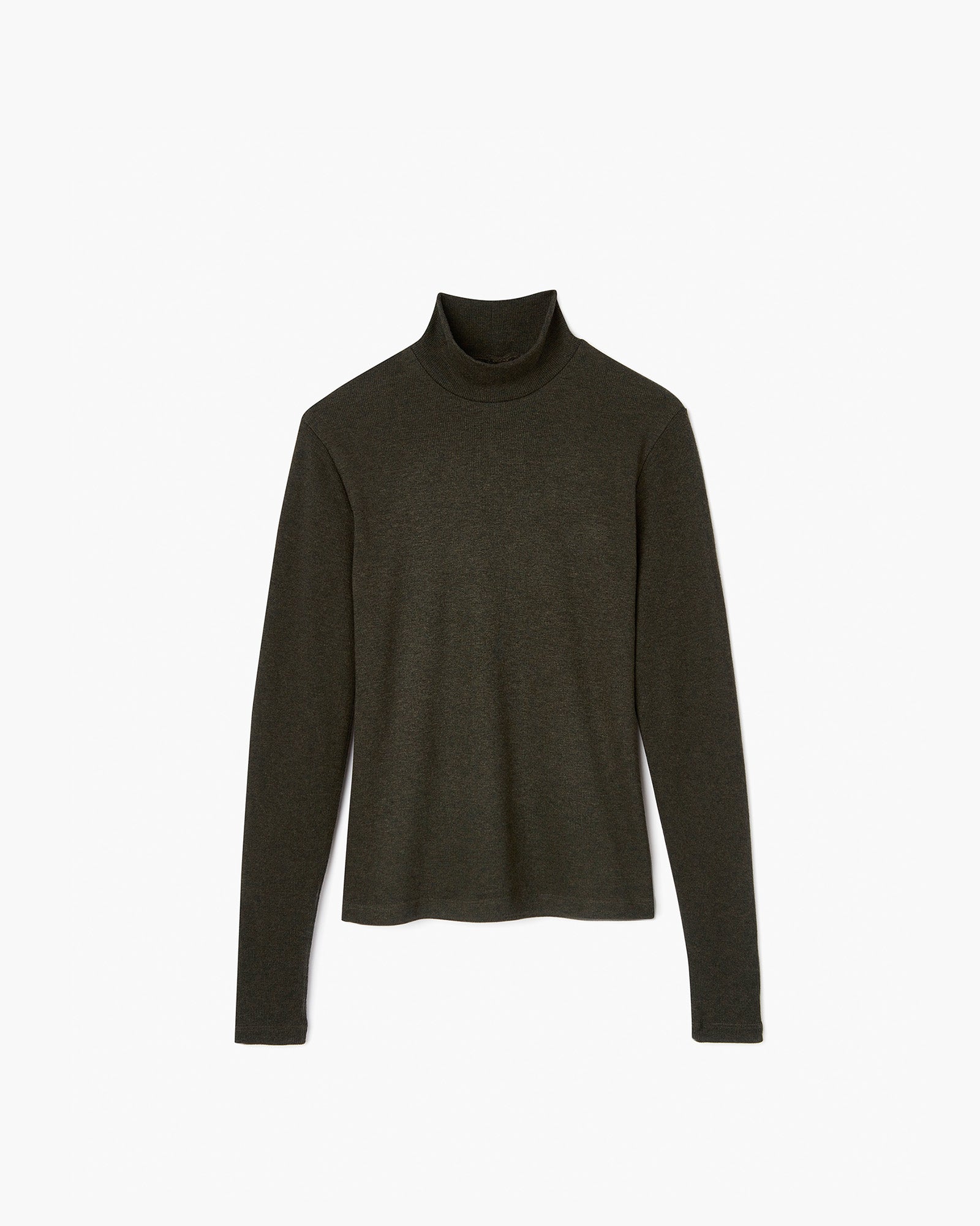 Super Rib Turtleneck Moss